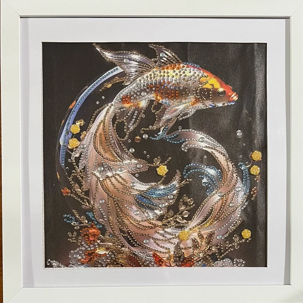 Colorful Fish Art Print, 12*12”